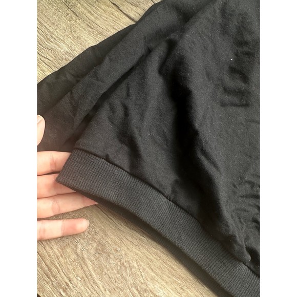 MAGICMK Colorful Dripping Biting Lips Black Off Shoulder Sweater XL - Picture 7 of 8